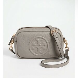 Tory Burch Perry Bombe Crossbody "Gray Heron"